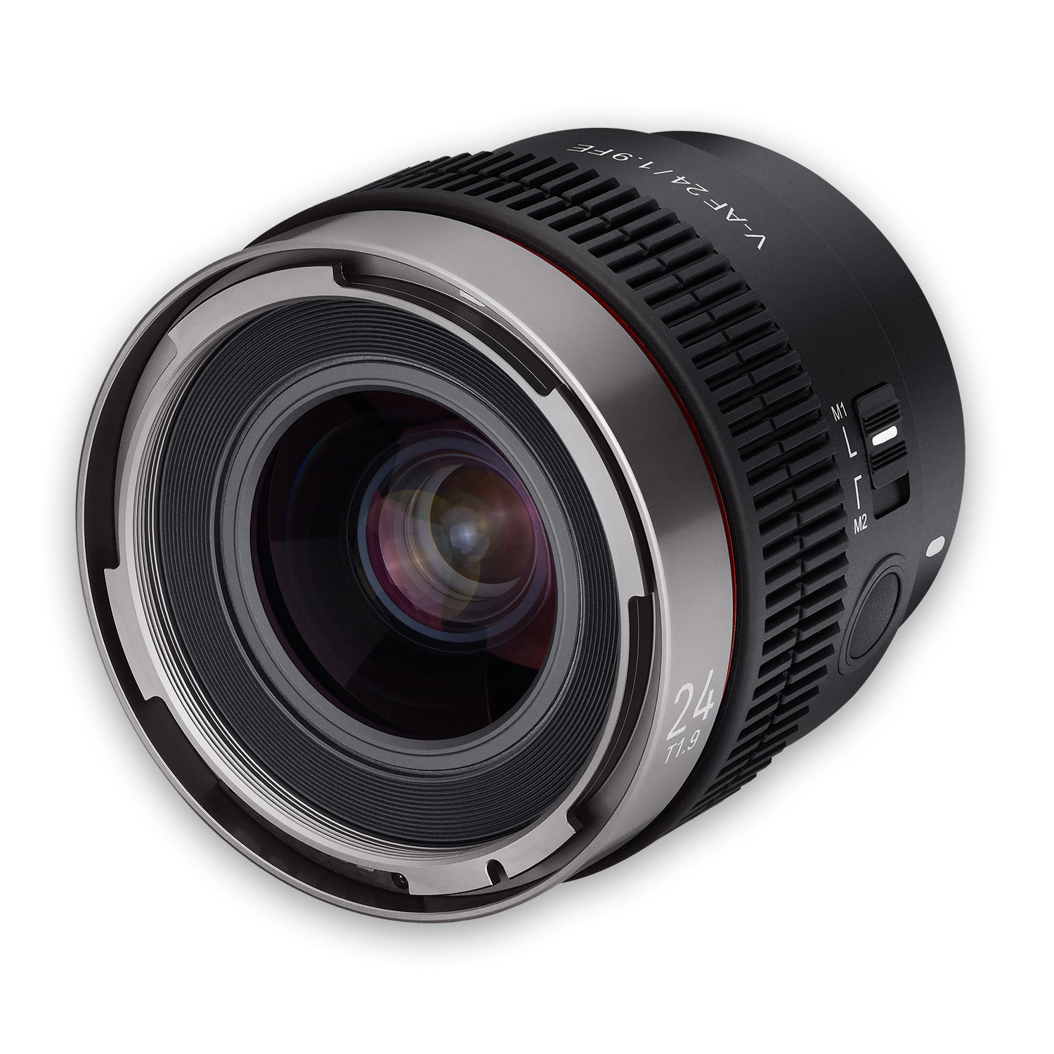 Obiettivo video V-AF 24 mm T1,9 FE compatibile con Sony E, per videocamera, con autofocus risoluzione 8K e Tally lamp, alta intensità luminosa per full-frame e APS-C