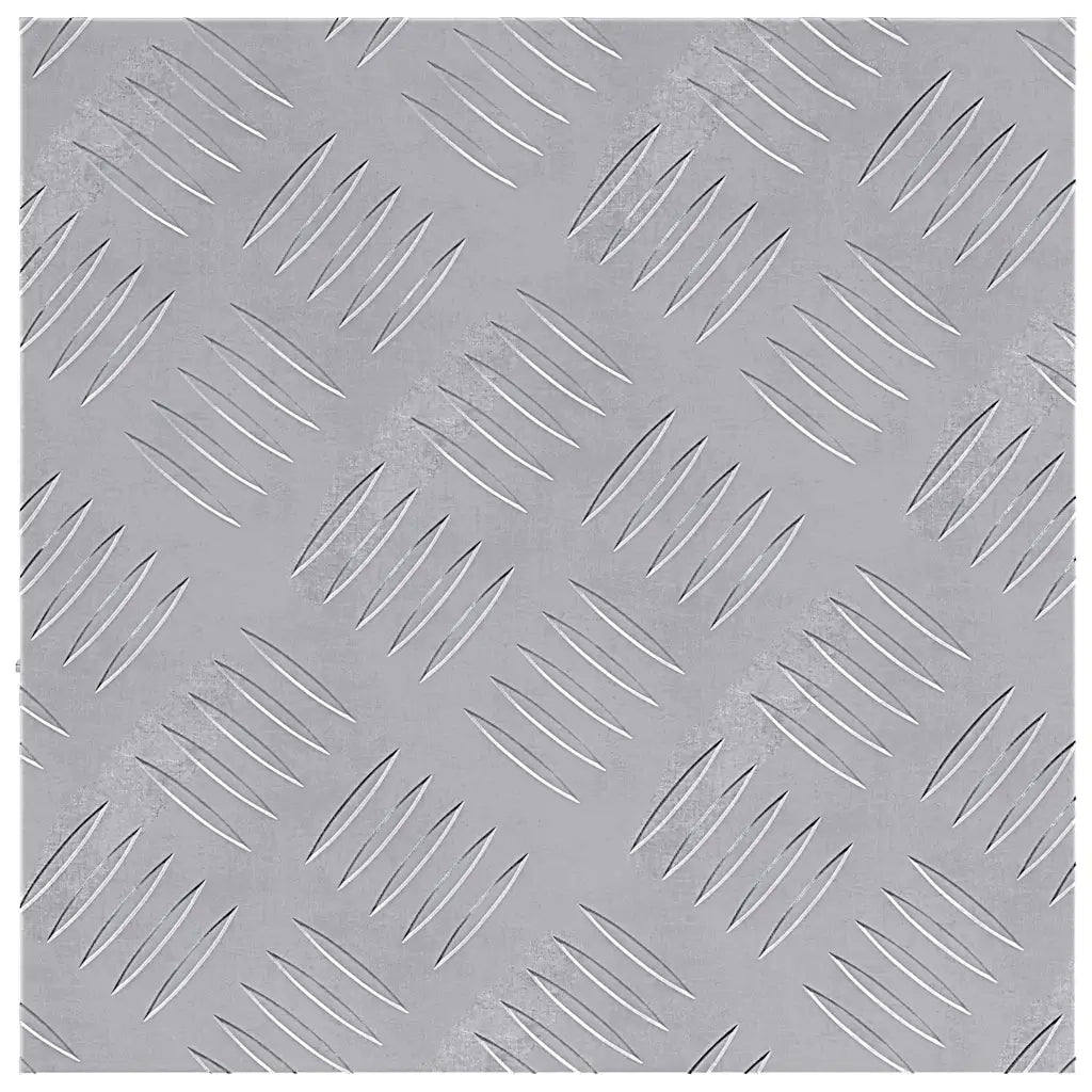 Gradini per Scale Quadrato 4 pcs Argento 30 x 30 cm Alluminio 4104284