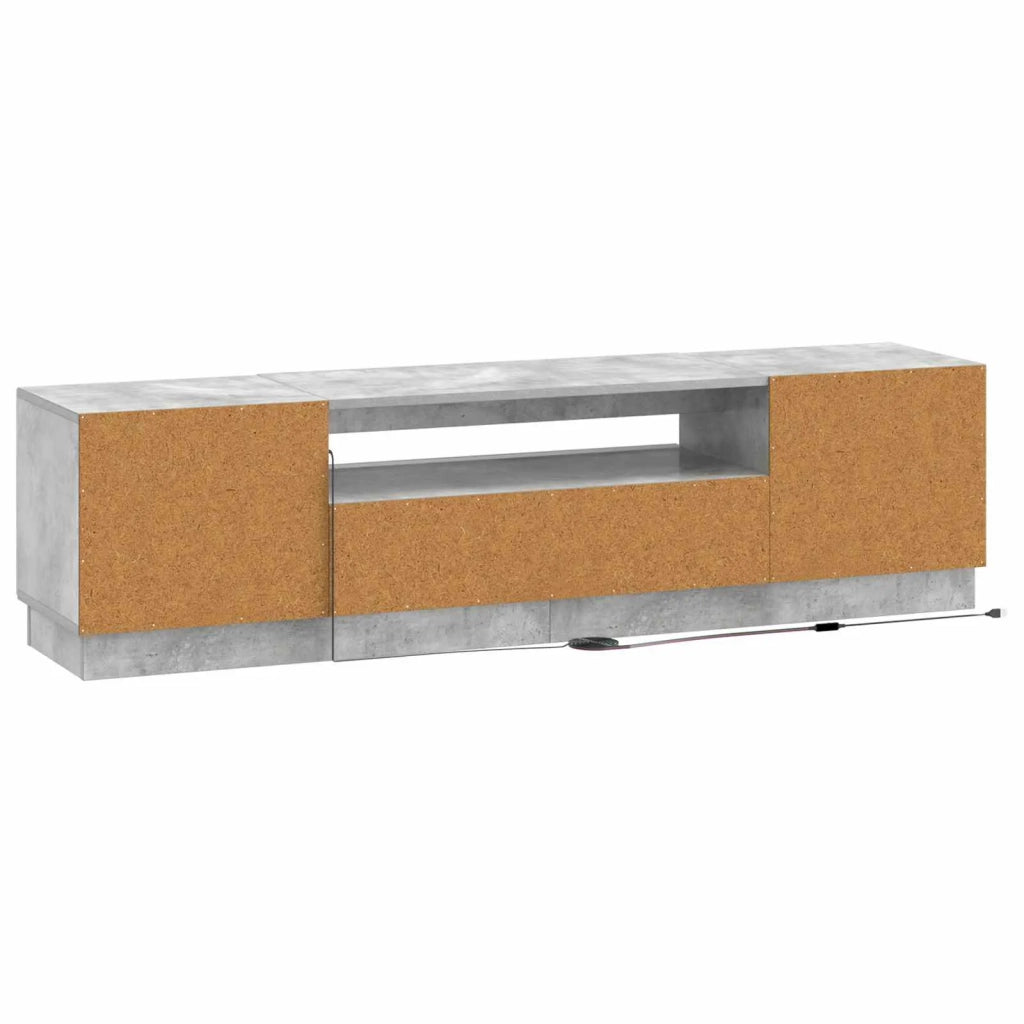 Mobile TV LED Grigio Cemento Legno ingegnerizzato 897788