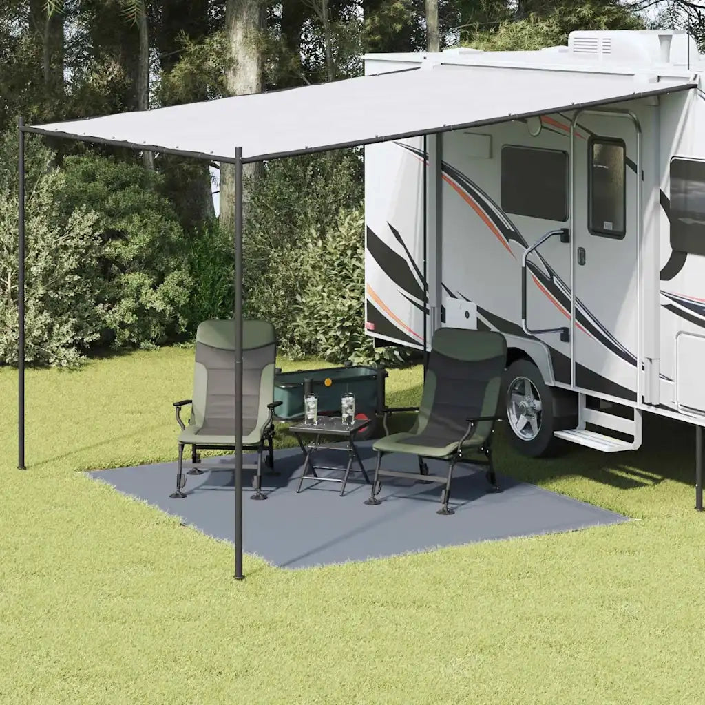 Tappeto da Tenda Blu e Grigio 300 x 250 cm Polietilene 42000170