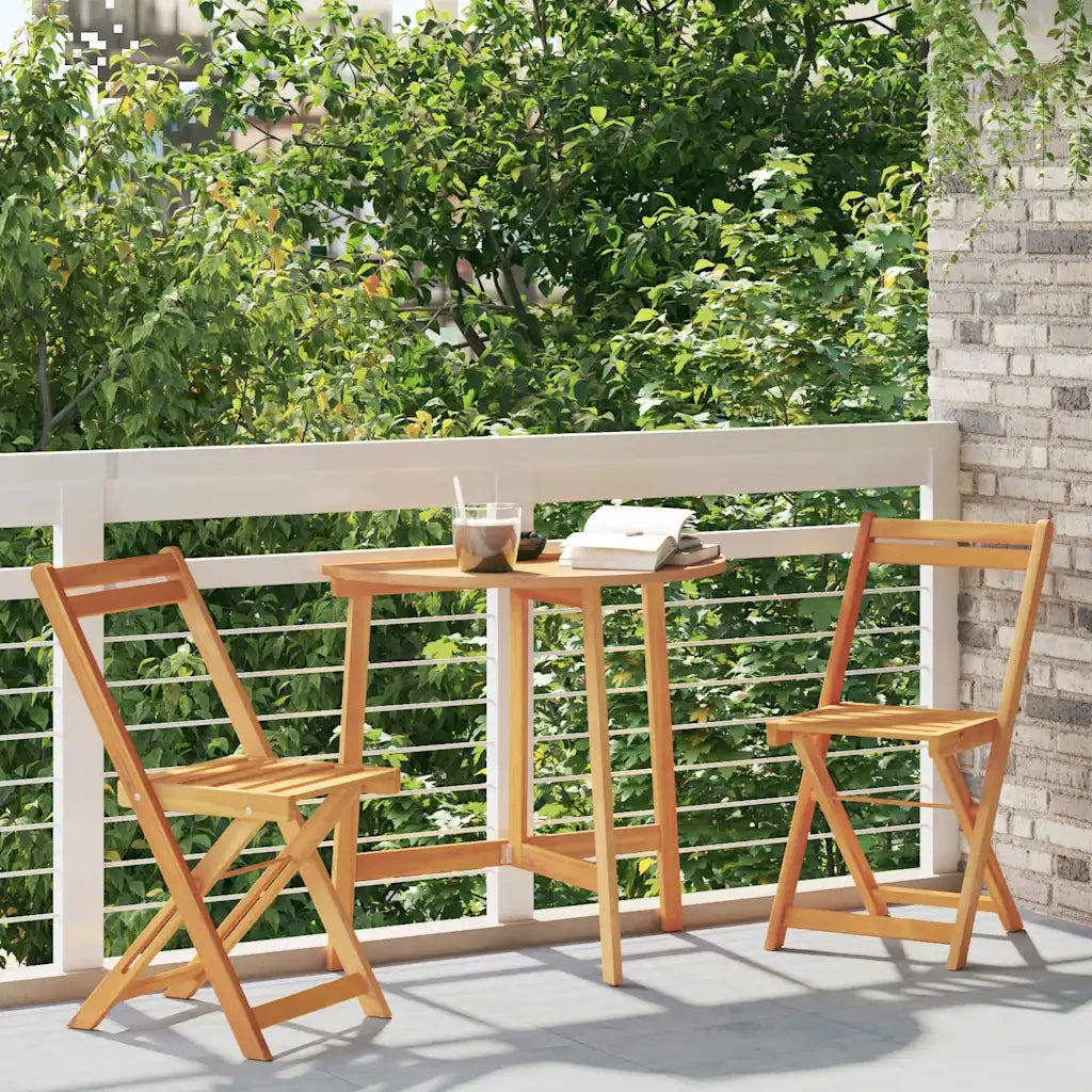 Set bistrot 3 pcs Olio Naturale Legno di Acacia Massello 4105506