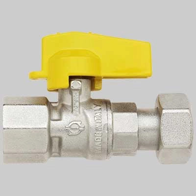 RUBINETTO DIRITTO FEMMINA CON DADO GIREVOLE  1/2 x 1/2     F.I.V.