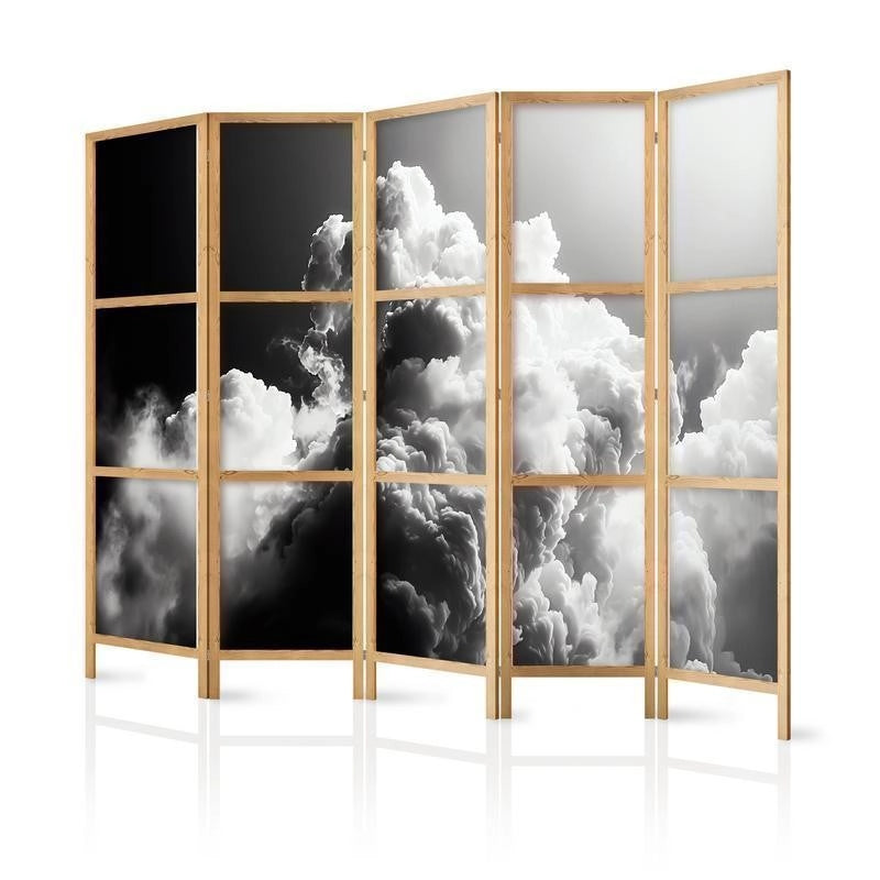 Paravento giapponese - Clouds Like from Dreams: Let the Sun Illuminate Your Day – A Visual Feast Larghezza x Altezza Decor: 225x172