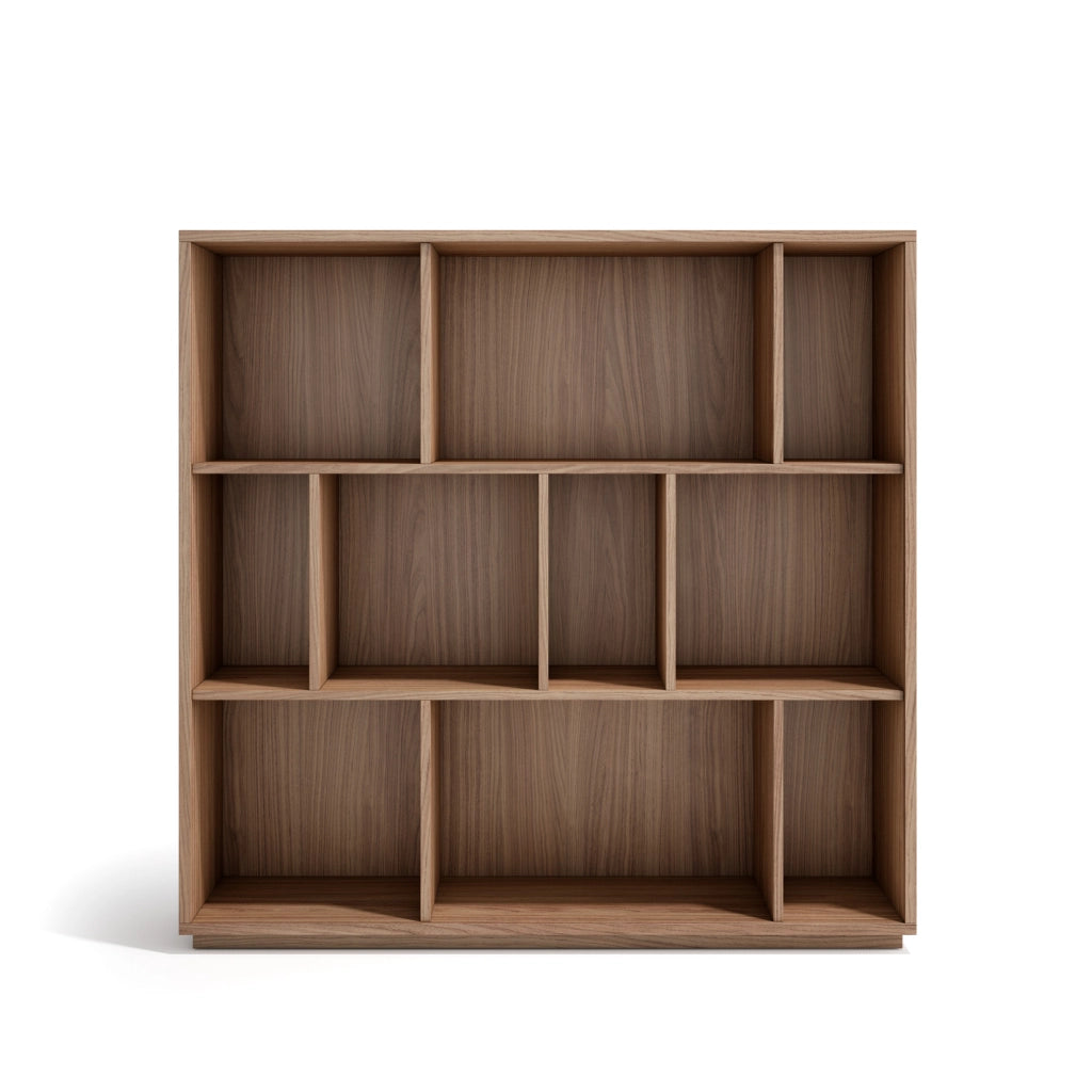 Libreria Herdasa effetto noce 117x119x32