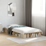 Giroletto-Struttura Letto Rovere Sonoma 90x200 cm in Legno Multistrato 290047