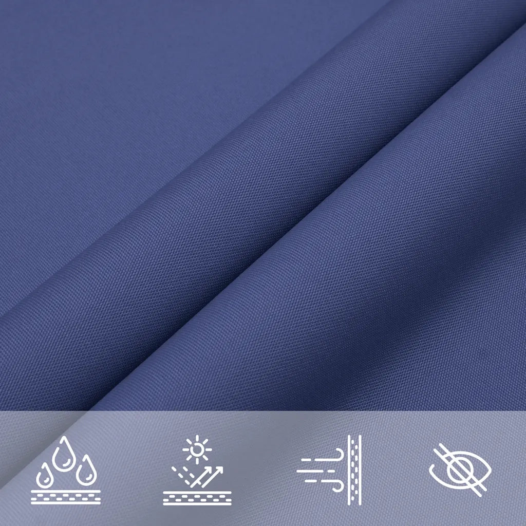 Parasole a Vela Oxford Triangolare 3x4x5 m Blu