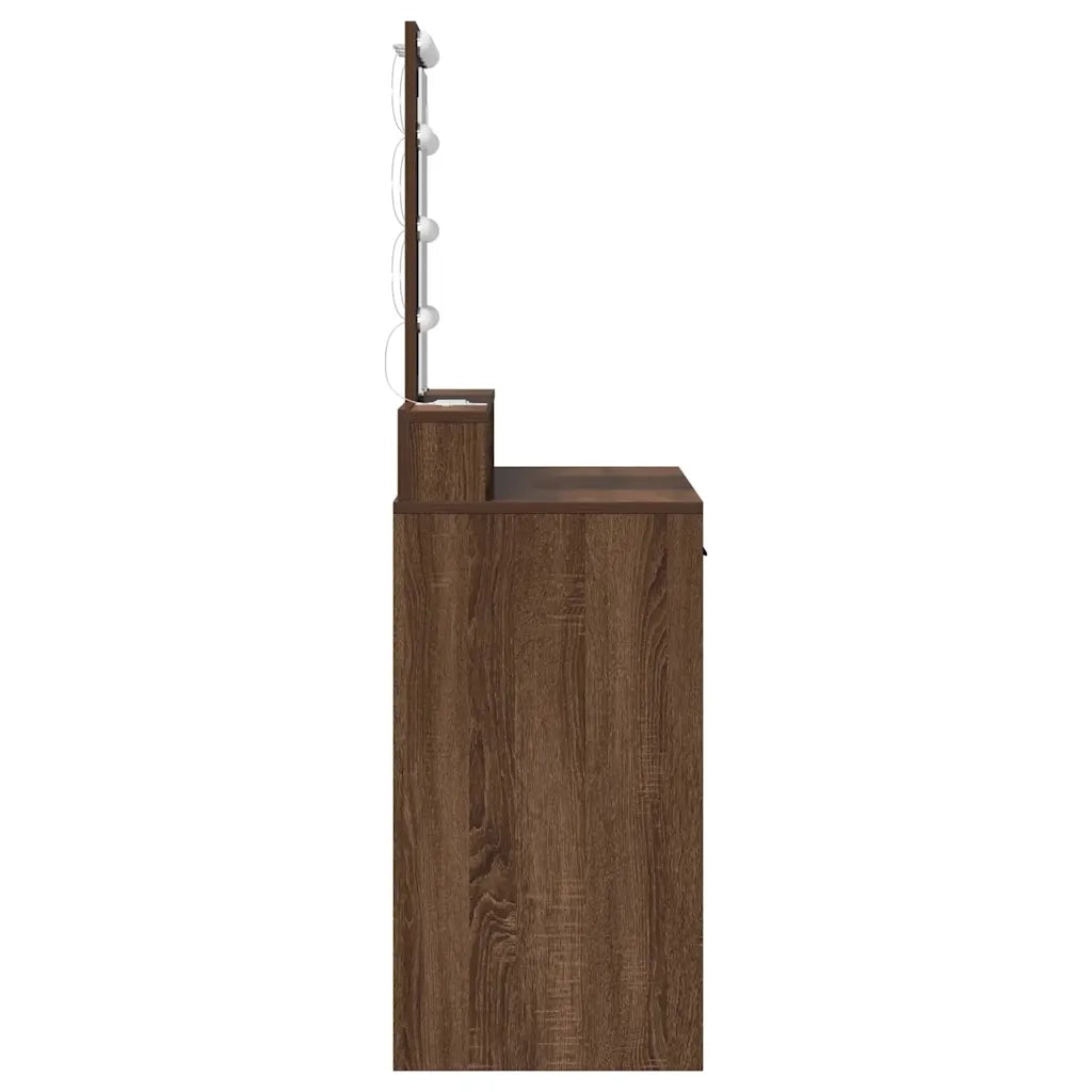 Tavolo da Trucco Marrone 100 x 41 x 140 cm Legno ingegnerizzato 865178