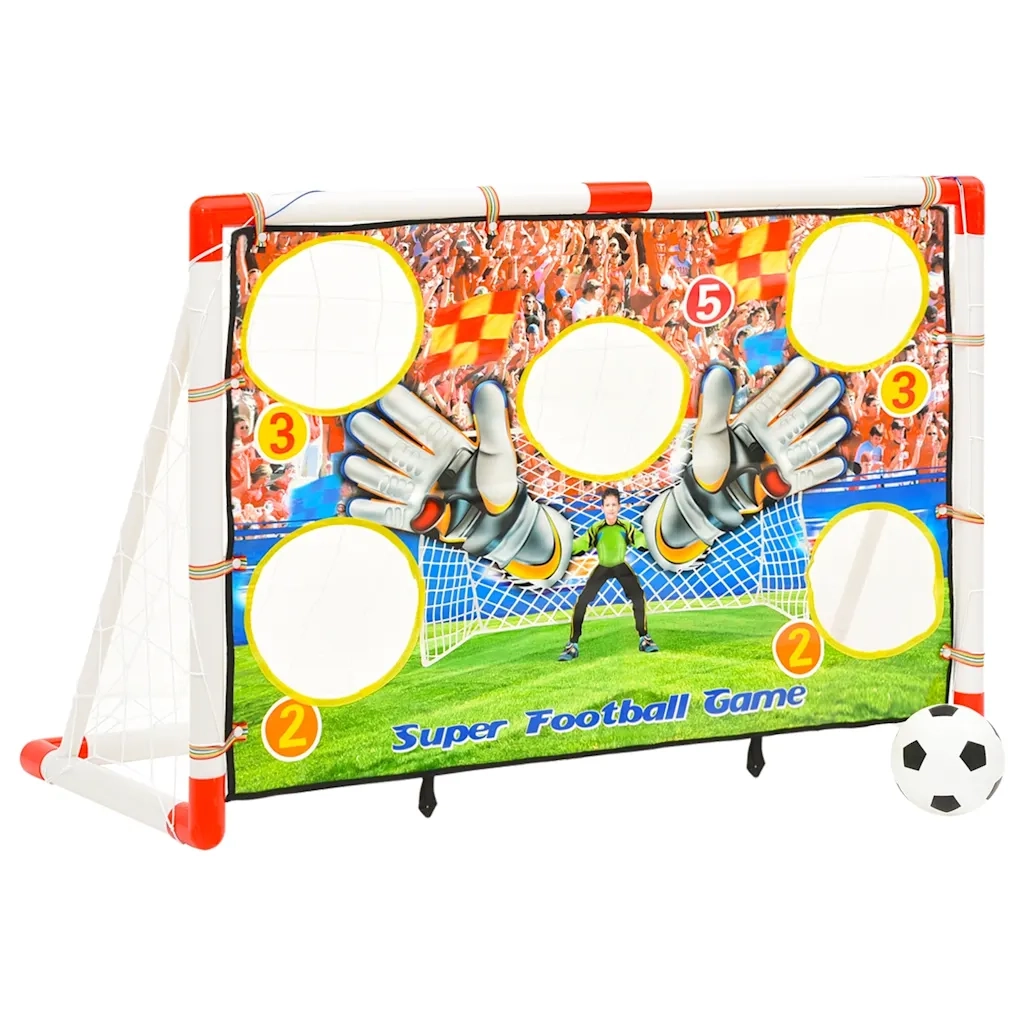 Set Porta da Calcio per Bambini con Pannello 120x51x77,5 cm CFW3679179