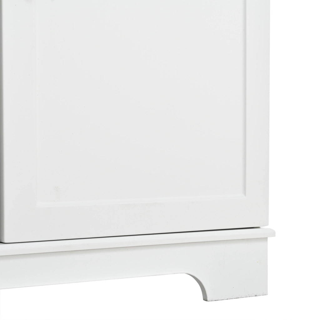 Libreria con Vetrina 5 Ripiani ¨C MINIMAL ¨C Bianco, Truciolato, 80x38x180