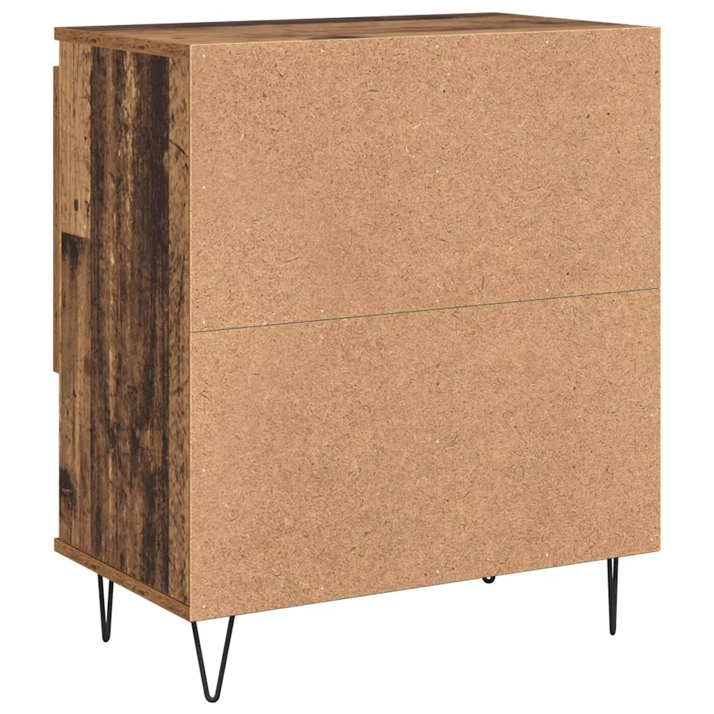 vidaXL Sideboards 2 pcs Legno vecchio 120 x 35 x 70 cm