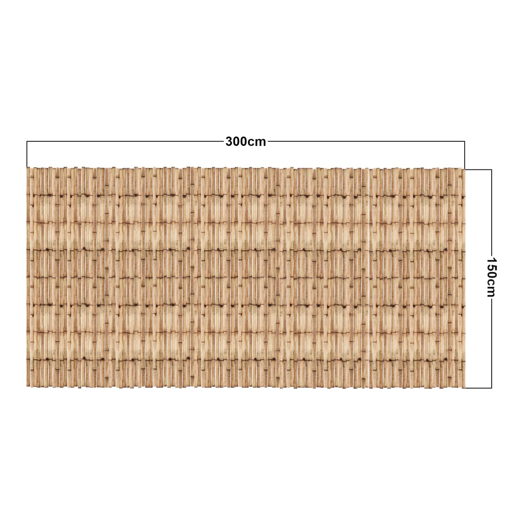 Schermo in canne 300 x 150 cm da giardino 03_0006560