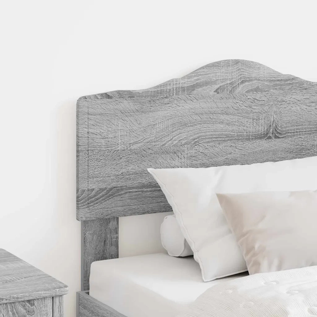 Testiera-Testata-Testiera Decorativa Grigio Sonoma 80 cm Legno multistrato 867576
