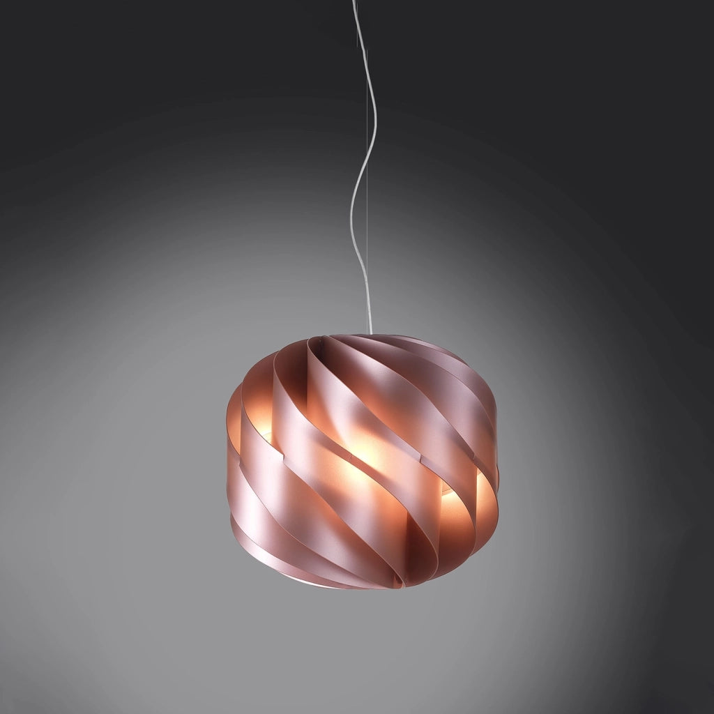 Lampadario Moderno Globe Polilux ® Pink Metal E Metallo Cromo 3 Luci E27
