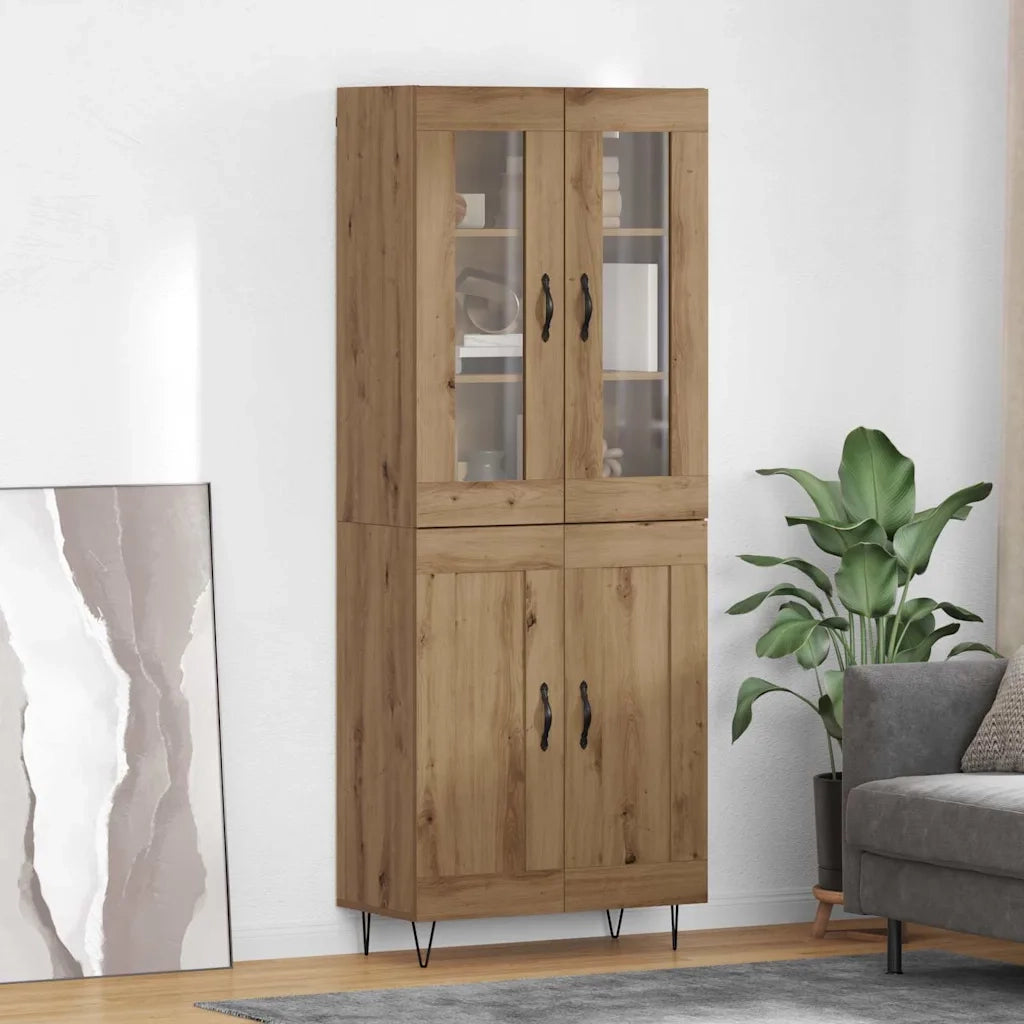 Credenza Rovere artigianale 69,5 x 34 x 90 cm Legno multistrato 3402708