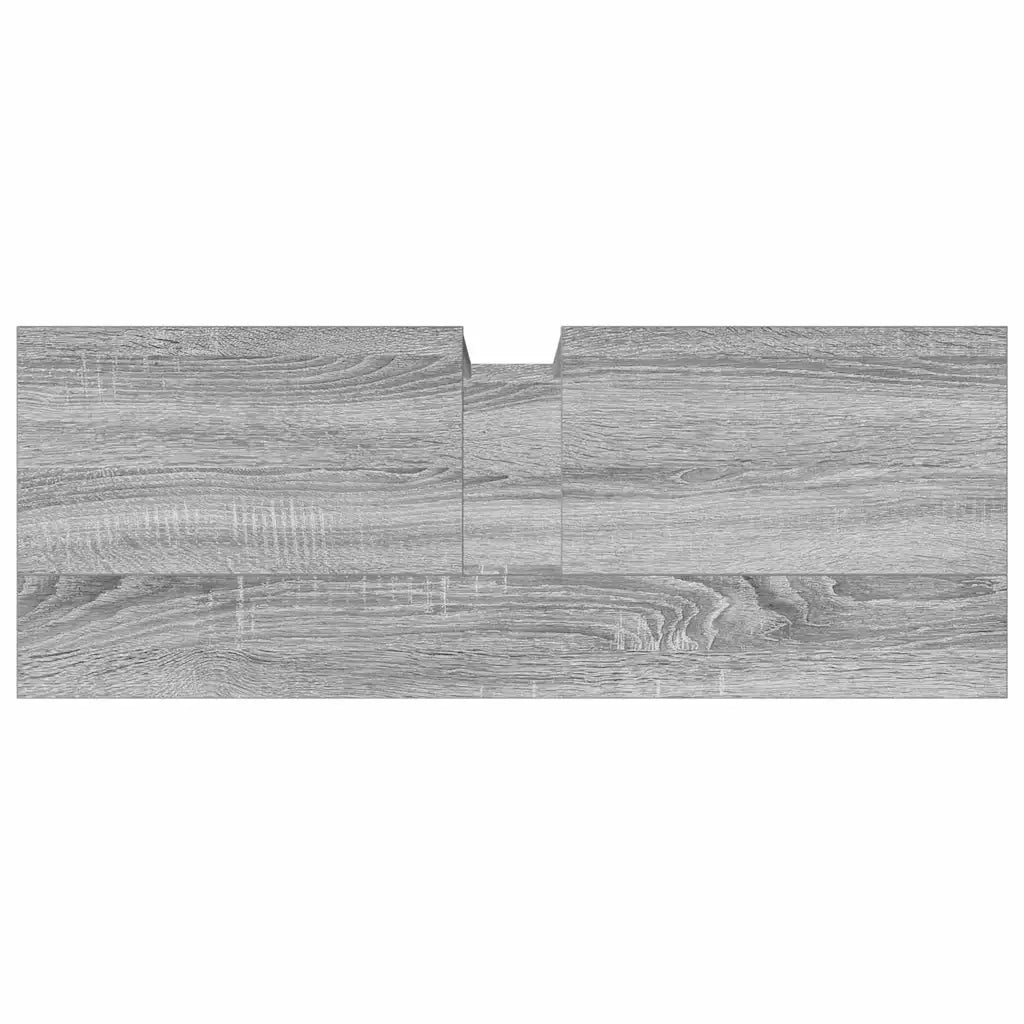 Mobile Lavabo Bagno Grigio Sonoma 80x30x60 cm Legno Multistrato 842454