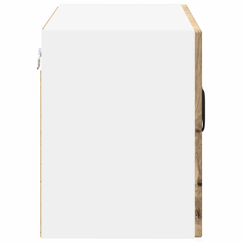 Pensile da cucina | Mobile in vetro da parete LUCCA Rovere Artigianale
