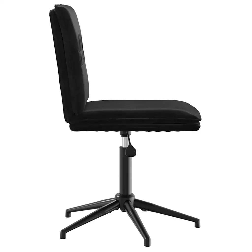 Sedia da Pranzo Nera in Velluto 4101273
