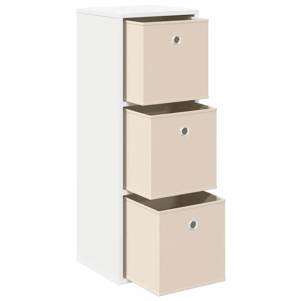 Credenza con cassetto Bianco 30,5 x 27 x 84,5 cm 8000556