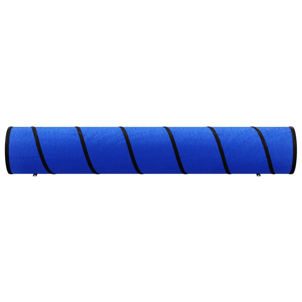 Tunnel per cani diametro 50 cm x altezza 300 cm poliestere blu 02_0005185