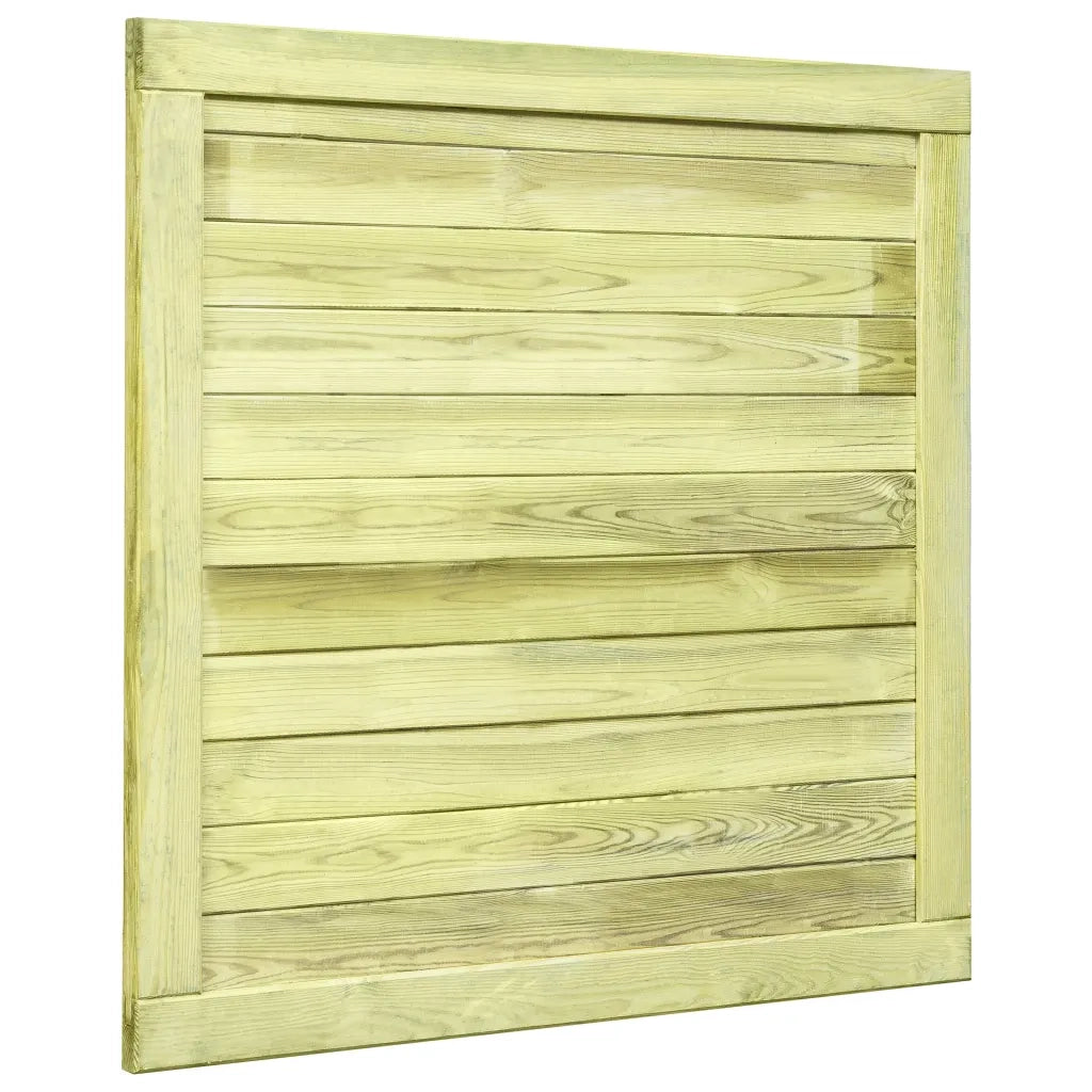 Cancello da Giardino in Legno di Pino Impregnato 100x100 cm 45333