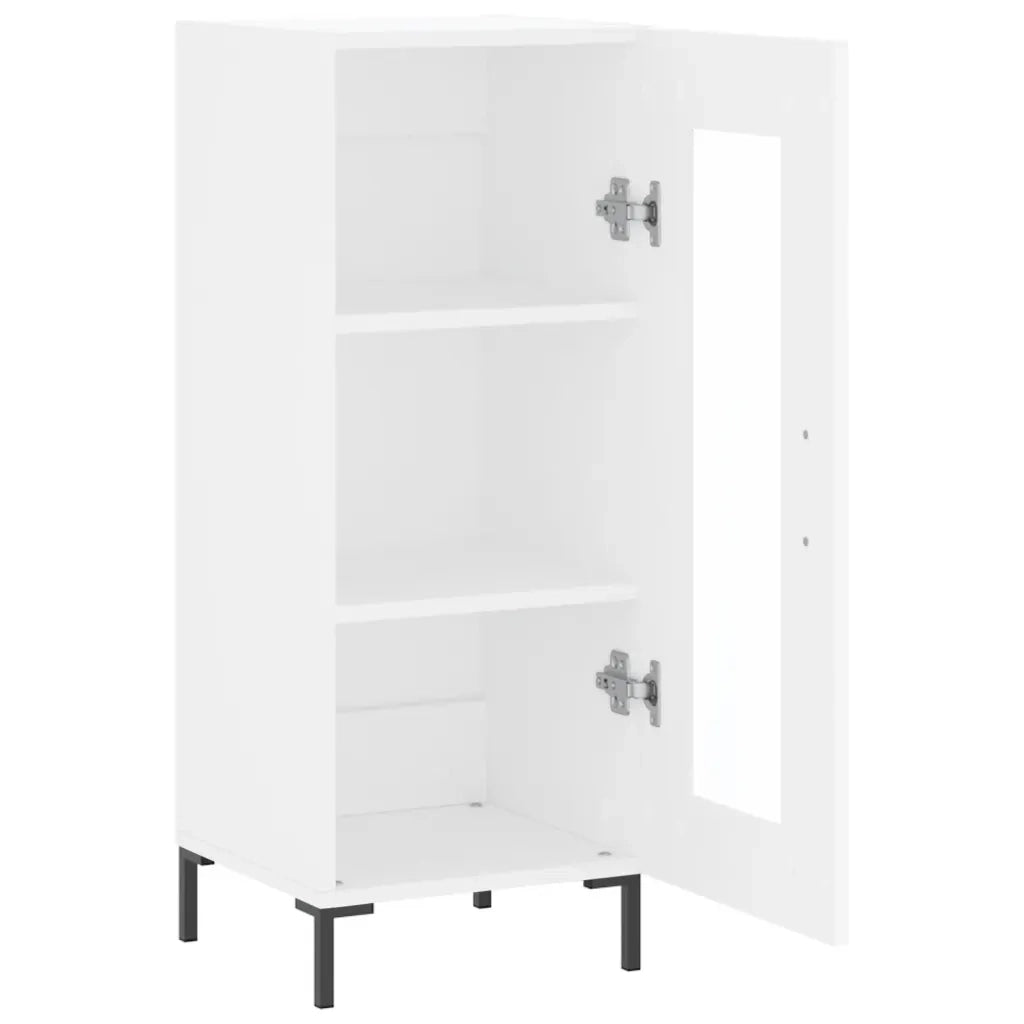 Credenza-Buffet-Armadio da cucina Bianca 34,5x34x90 cm in Legno Multistrato 685375
