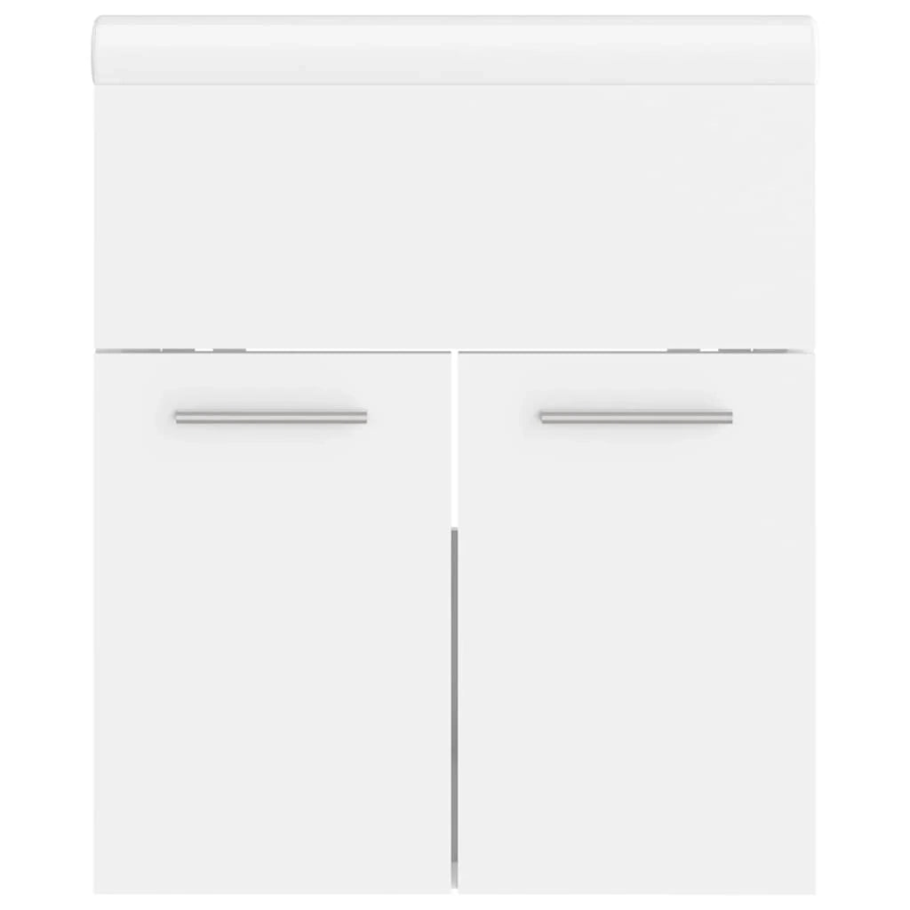 Mobile lavabo con vasca integrata 41 x 38,5 x 46 cm truciolare bianco 02_0006429