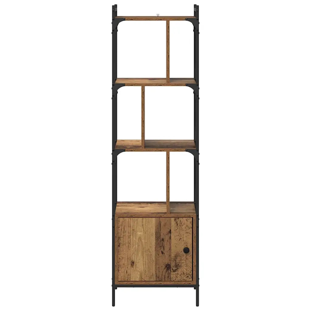 Libreria-Scaffale per Libri-Mobile di Stoccaggio Legno vecchio 44,5 x 30 x 154,5 cm Legno multistrato