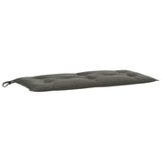 Cuscino Panca | Cuscini per sedie Giardino Grigio Scuro M¨¦lange 100x50x7 cm Tessuto