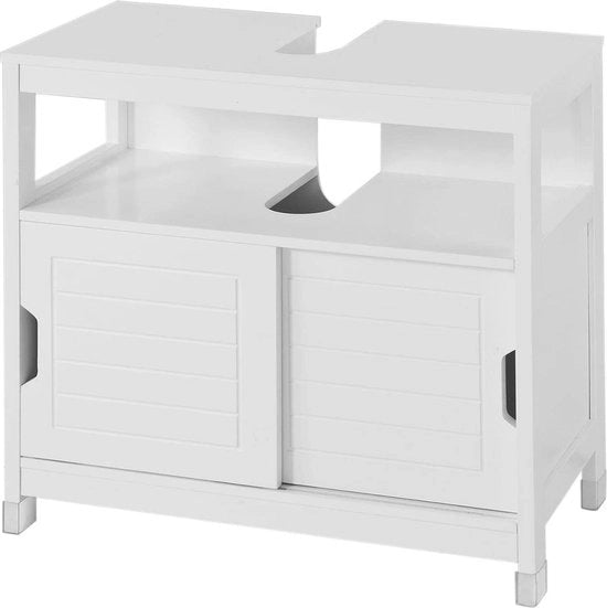 Cassetto WC - Mobili Bagno - Cassetto - Mobili Bagno - Bianco - MDF - 60 x 30 x 61 cm