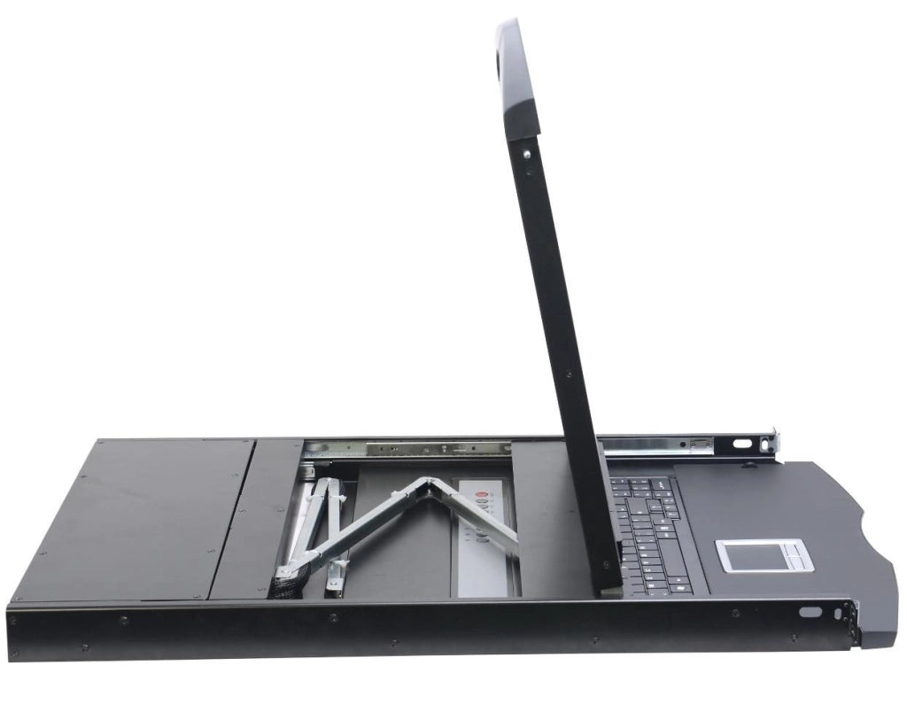 Console KVM Switch 8 Porte USB/PS2 con LCD 19'' da Rack 19'' Dual Rail
