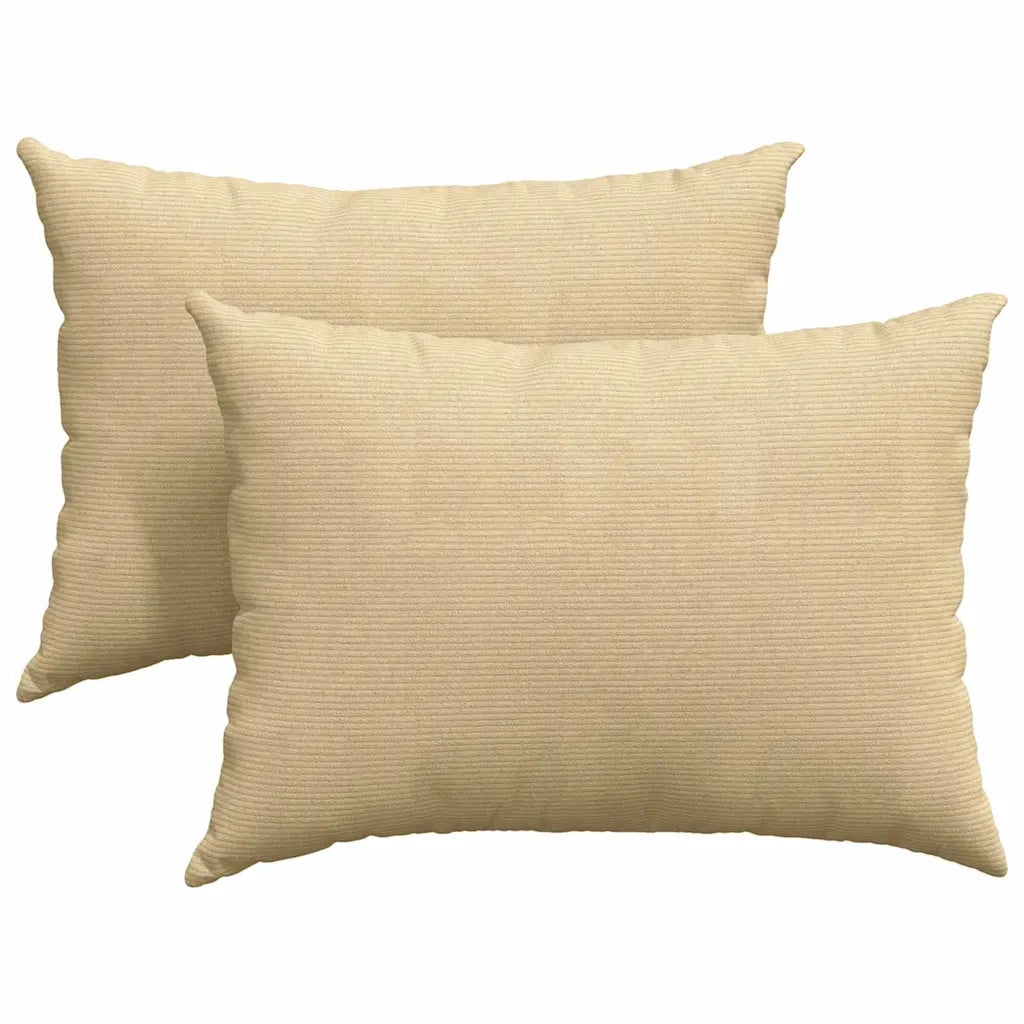 Cuscini da Divano 2 pz | Cuscini per sedie Grigio Verde 70 x 50 cm