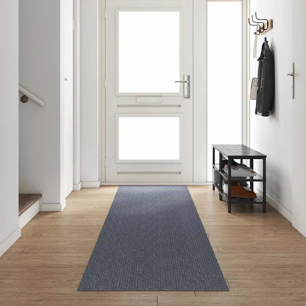 Runner in Moquette | Runner Tappeto Grigio chiaro 80 x 500 cm Tessuto