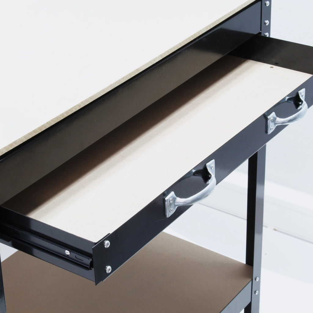 Banco da lavoro 800x500x1400mm Tavolo da officina con parete forata