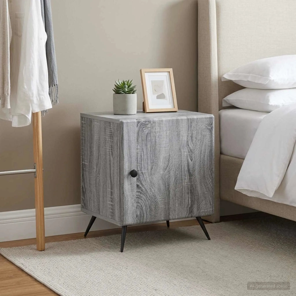 Armadio da Notte 2 pcs Grigio Sonoma 43 x 34,5 x 50 cm 895498