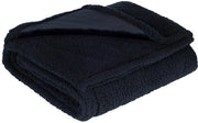 Cuscino per cani - 100x145 cm - nero - Protezione per divano - asciugamano per animali - cuscini per cani - divano per cani - asciugamano per divano - flanella