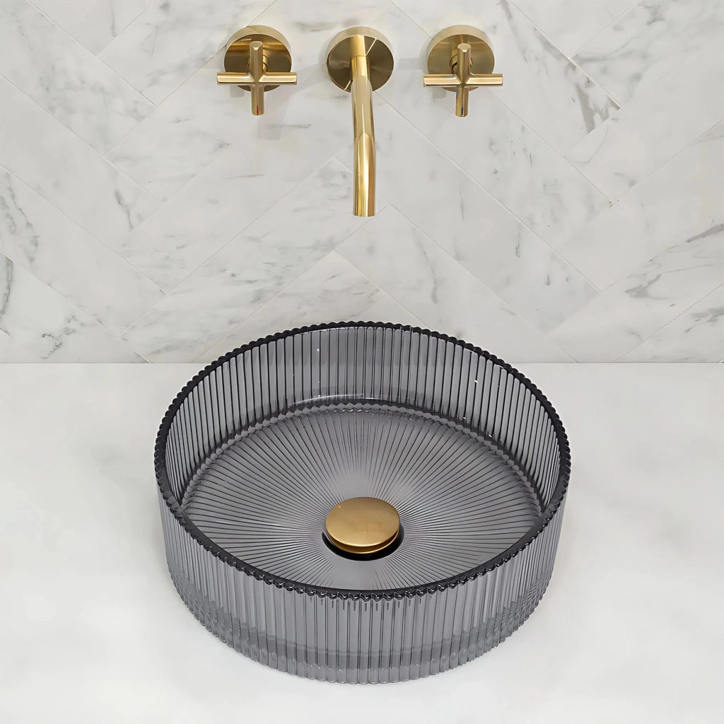 Lavabo Da Appoggio Rea Ingrid 35 Grey