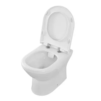 Copriwater originale serie Round slim softclose in termoindurente bianco