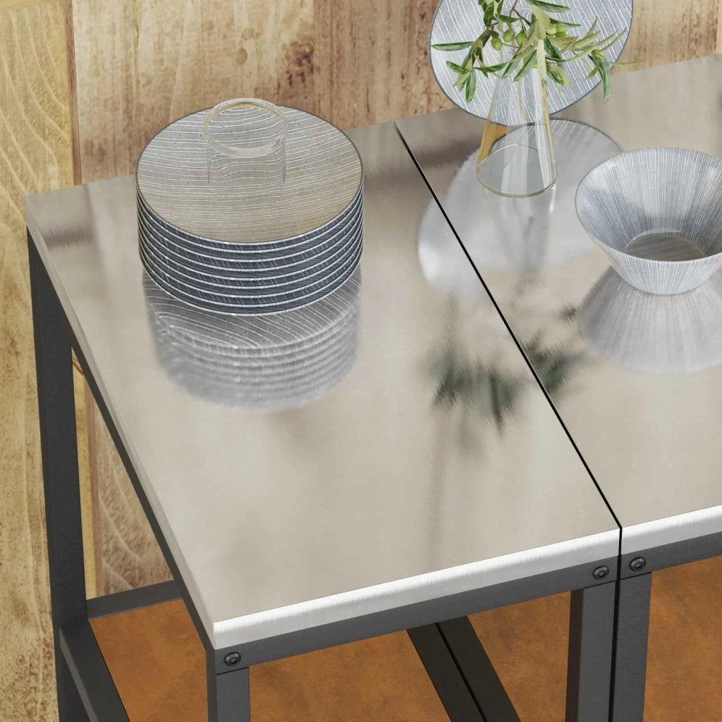 Pensile da cucina | Stoccaggio in cucina HATTEM Ruggine 30 x 50 x 92 cm Acciaio