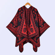 Sciarpe, scialli e mantelle calde da donna in jacquard di cashmere spesso, in stile europeo e americano, per autunno e inverno.