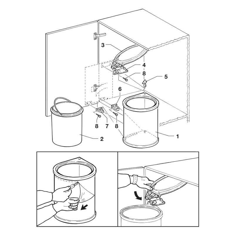 Appendiabiti da parete Napier, Verniciato nero, Tecnoplasticato