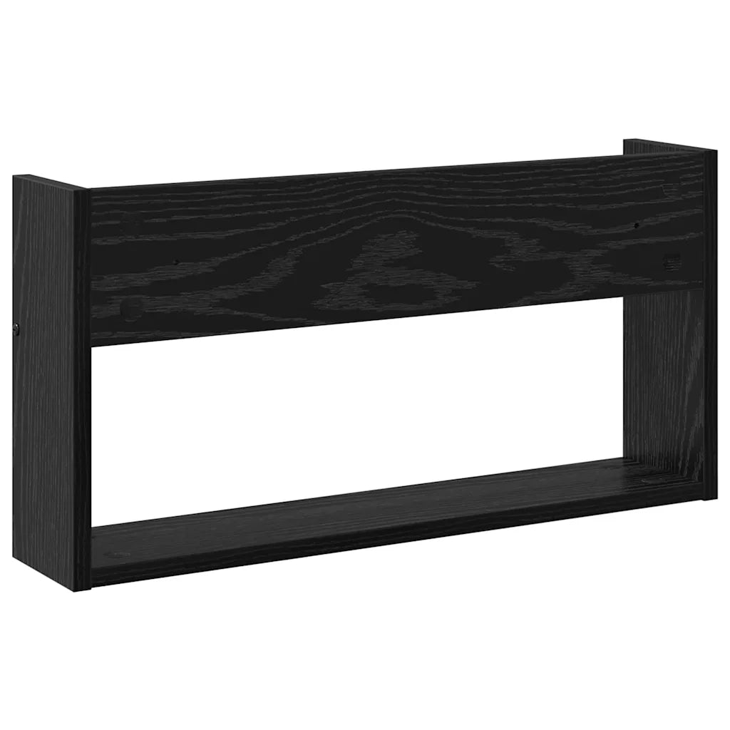 Scaffale per riviste Rovere Nero 60 x 12 x 30 cm CFW2323599