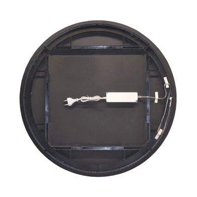 Specchio tondo 90 cm a filo lucido con illuminazione perimetrale a LED