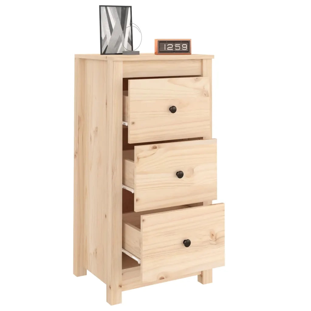 Credenza 40x35x80 cm in Legno Massello di Pino cod mxl 51454