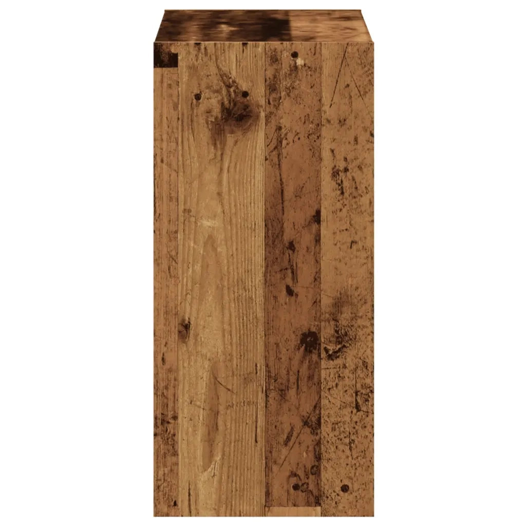 vidaXL Libreria Legno Antico 68,5x32x68,5 cm in Legno Multistrato