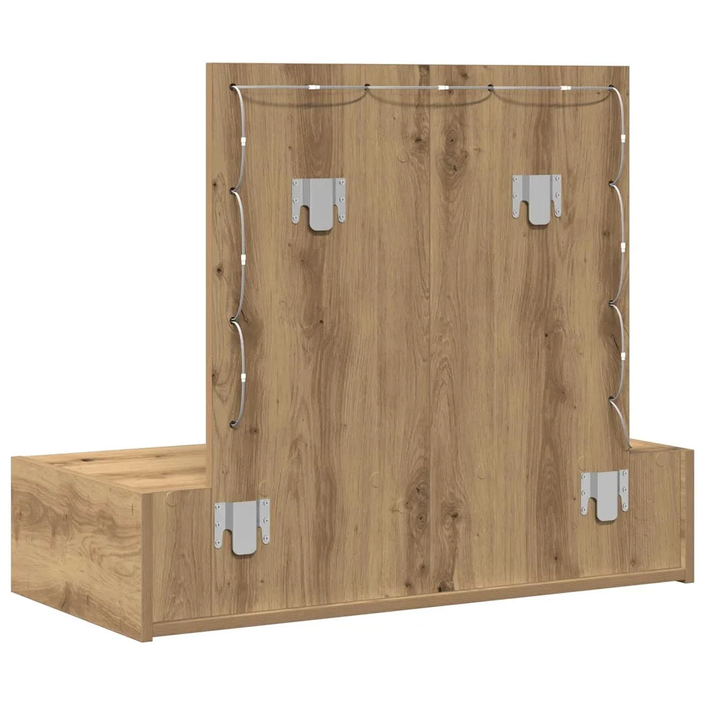 Tavolo da Trucco Marrone 83 x 40 x 70 cm Legno multistrato 865234