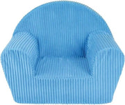 Sedia per bambini Club con rivestimento in poliester - misura 52 x 33 x 42 cm - riempimento schiuma - colore blu - codice 712720