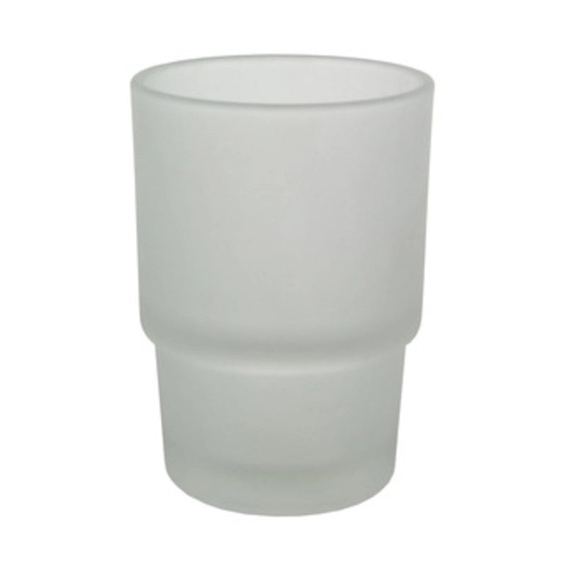 BICCHIERE RICAMBIO PORTASPAZZ. SATINATO TONDO- RUBINETTERIE ASSOCIATE- 1,0 pz