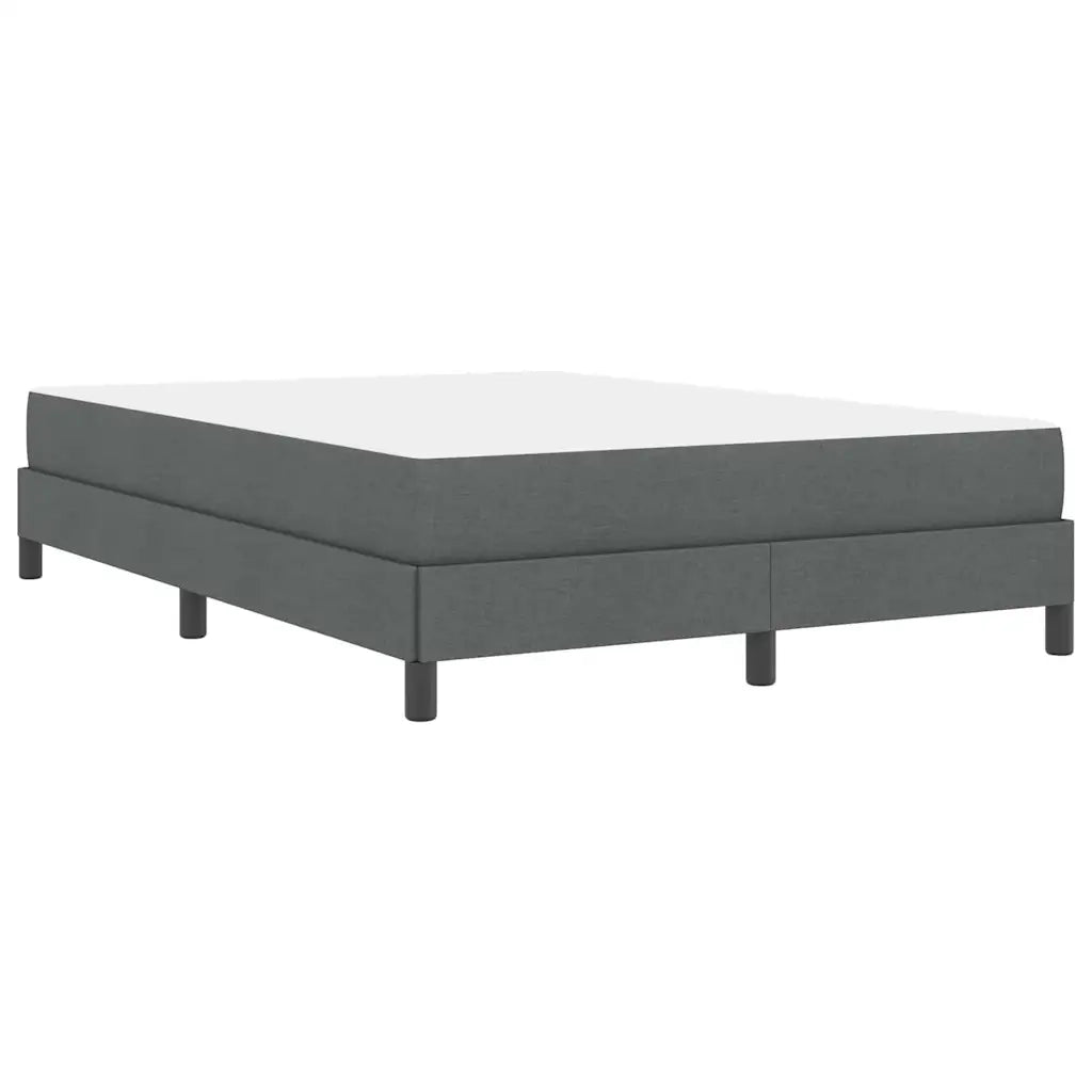 Letto a molle con materasso Grigio scuro 160 x 200 cm Tessuto 3398501