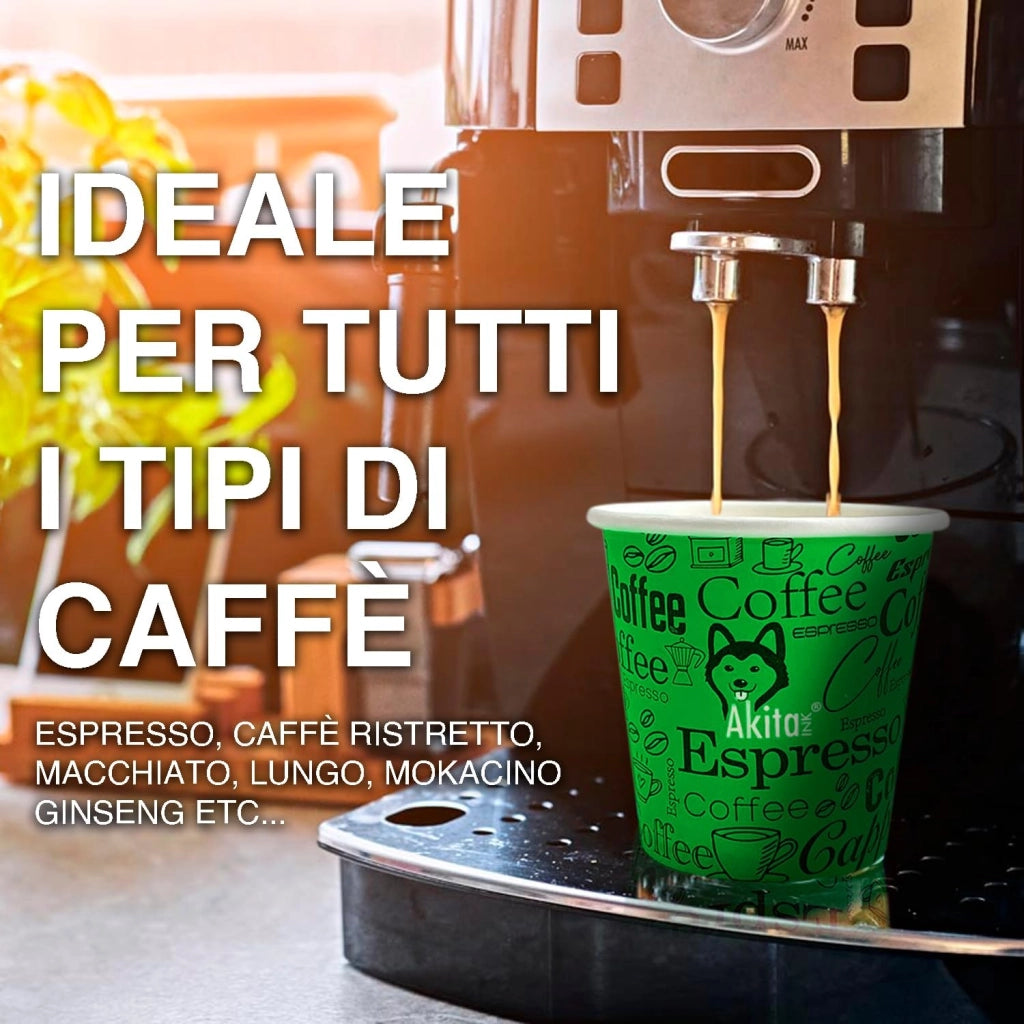 Akitaink 1000 Bicchierini Caffe e 1000 Palette