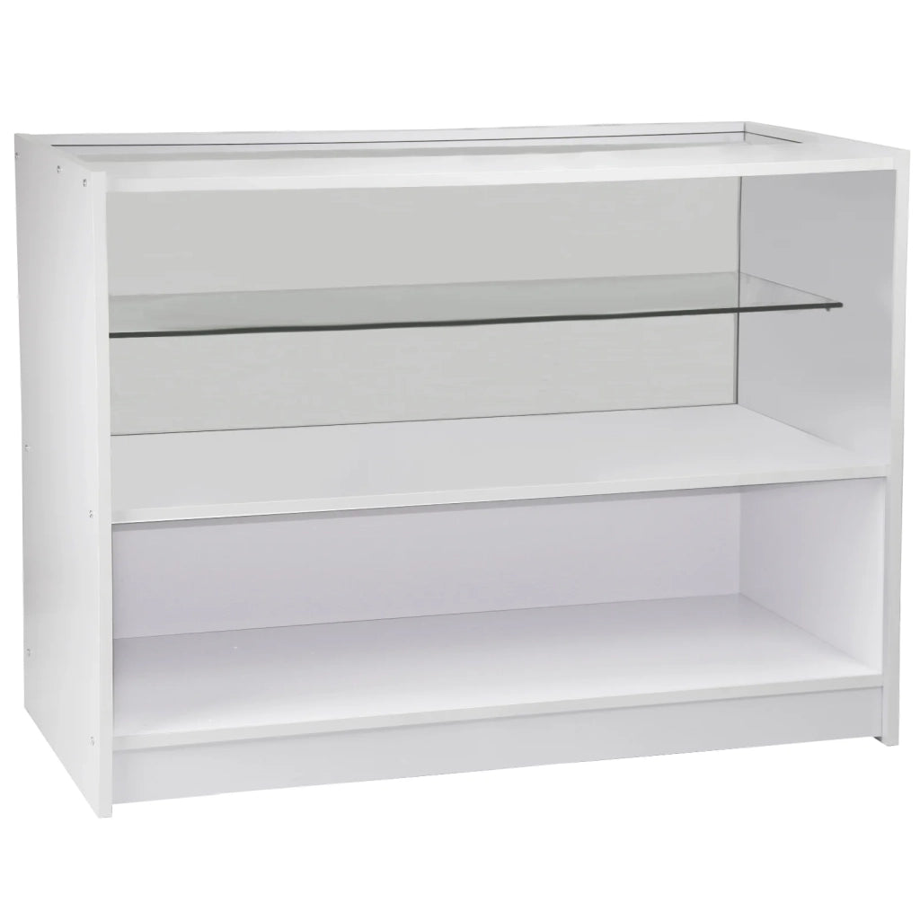 Set Gemini con 3 Banconi Negozio e Reception Bianco Brillante Elegante Solidi